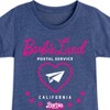 Girls' - Barbie - Barbie Land Postal Service California Fitted Short Sleeve Graphic T-Shirt - 2 of 4
