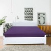 PiccoCasa 200 Thread Count 100% Cotton Fitted Bed Sheet with 15" Large Pocket - 2 of 4