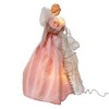 Kurt Adler 14-Inch UL 10-Light Pink and Ivory Angel Tree Topper - 2 of 4
