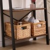 Wicker Storage Basket – Rectangular Decorative Organizer with Built-in Handles for Home, Shelves, and Closet - 3 of 4