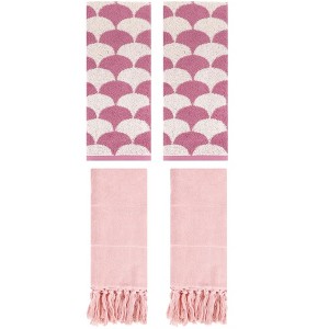 REGALWOVEN 4 Pcs Cotton Hand Towel for Bathroom - 1 of 4