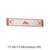 Unique Bargains Christmas Table Runner Polyester Multicolor 71x14 Inch 1 Pcs - 3 of 4