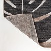 JONATHAN Y Allison Classic Beach Stripe and Monstera Leaf Indoor/Outdoor Area Rug - 4 of 4