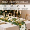 6ft Prelit Christmas Garland with LED Light for Fireplace Stairs Railing Indoor Outdoor Decoration - 2 of 4