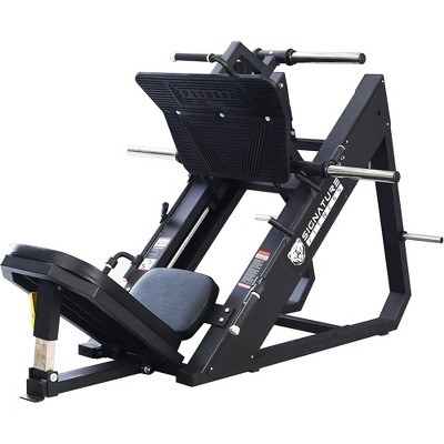 Signature Fitness Commercial Grade Plate Loaded Adjustable Leg Press Machine for Fitness Routine, Workout Sessions, and Recreation
