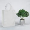 Unique Bargains Vertical Style Non-Woven Travel Storage Grocery Tote Bag 10 Pcs - 4 of 4