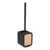 Evideco French Home Goods Toilet Brush and Holder Rubber and Wood - 2 of 4