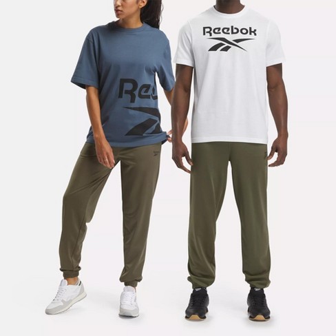 Reebok Classics Vector cuffed sweatpants in black