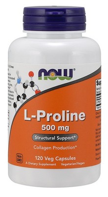 L-Proline 500 mg by Now Foods  -  120 VegCap