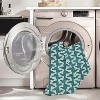 HomeStock Outdoor Washable Doral Aqua & Green 3' X 5', Machine Woven with Printed Designs, Coastal - 4 of 4