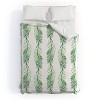 Deny Designs Queen Gabriela Fuente Natumas Polyester Duvet Cover + Pillow Shams Green: 300 Thread Count, Abstract Pattern, Hidden Zipper - 2 of 4