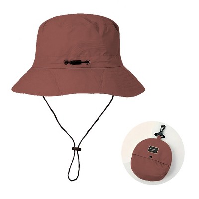 Acoinel Lightweight Bucket Hat with Drawstring Closure, Sun Hat for Fishing, Gardening, Rowing