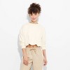 Women's Bubble Hem Sweatshirt - Wild Fable™ - 2 of 3