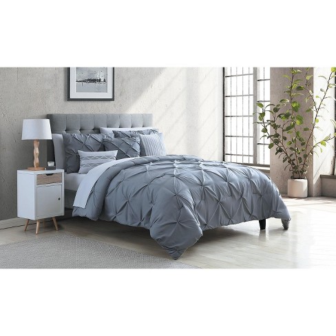 Vcny Home Carmen Pintuck Bed In A Bag Comforter Set Target
