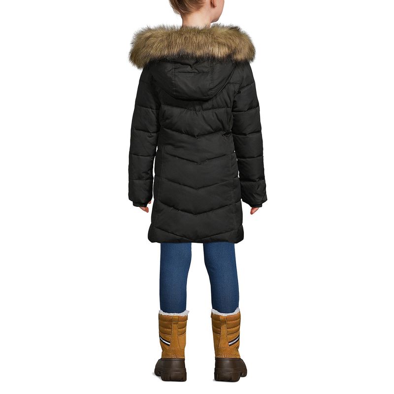 Lands' End Kids Winter Fleece Lined Down Alternative ThermoPlume Coat, 2 of 5