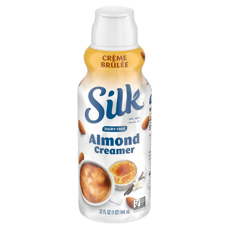 Silk Cr&#232;me Br&#251;l&#233;e Almond Creamer - 32 fl oz (1qt) Bottle, 3 of 9