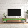 Modern TV Stand With Multicolor LED Lights & Storage - 4 of 4