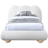 Meridian Furniture,Hyde Boucle Fabric Bed - 4 of 4