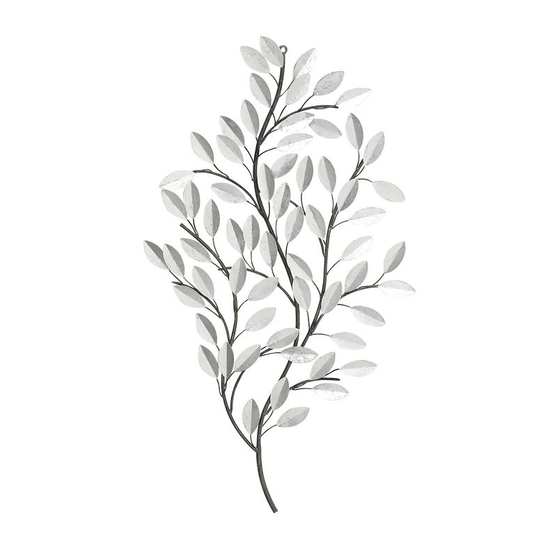 Metal Leaf Metallic Wall Decor with Stem - Olivia & May, 1 of 16