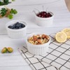 GustoWave 8 OZ Ceramic Ramekins Bowls, Set of 8 Souffle Dishes Ramekins for Creme Brulee Dishes, Pudding, Custard Cups, Oven Safe - 4 of 4