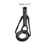 Unique Bargains Tube Dia Fishing Rod Tips Repair Kit Stainless Steel Ring Guide - 2 of 4