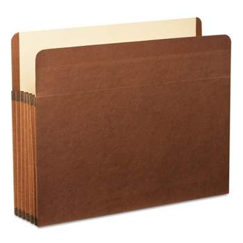 Pendaflex Premium Reinforced 5-Pocket Expanding File Pockets Straight Cut Letter Brown 85545