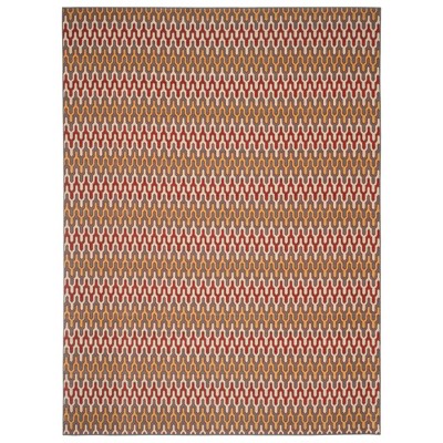 Aysel 8'x 11'Rug - Dark Gray/Rust - Safavieh