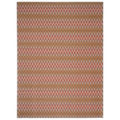 Aysel 8'x 11'Rug - Dark Gray/Rust - Safavieh