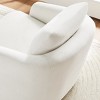 VANOMi 28.7" Modern Swivel Barrel Accent Chair with Removable Back Cushion - 4 of 4