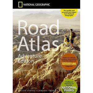 National Geographic Road Atlas 2024: Adventure Edition, United States, Canada, Mexico, 11" x 15" - 1 of 3