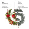 Garland with Lights, 9 ft Pre-Lit Xmas Garland for Fireplace Stair Door Wreath for Christmas Tree Garden Decor - 4 of 4