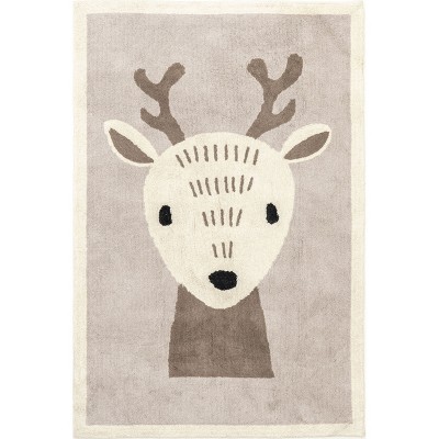 Image of Nuloom Lennox Fawn Machine Washable Area Rug, 4' x 6', Ivory