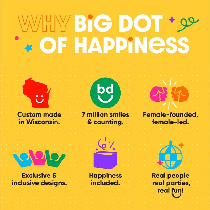 Big Dot of Happiness Donut Worry, Let’s Party - Mini Candy Bar Wrapper Stickers - Doughnut Party Small Favors - 40 Count, 4 of 7