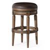 Maven Lane Pullman Backless Swivel Vegan Leather Bar Height Bar Stool - 2 of 4