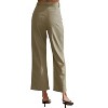 Women's Linen Blend Trouser - CRESCENT - 2 of 3