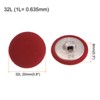 Unique Bargains Round Metal Sewing Cloth Covered Button 10 Pcs - 2 of 4