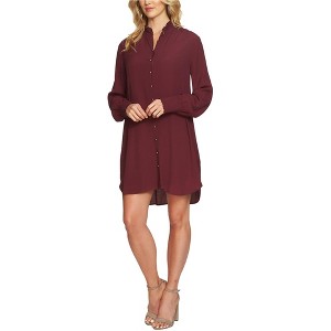 1.STATE Womens Ruffled Smocked Shirt Dress - 1 of 1