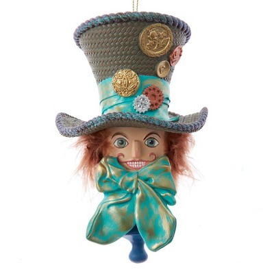 Kurt Adler 6.25-inch Hollywood Hats Alice Teaparty Ornament : Target