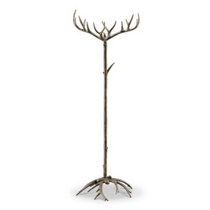 SPI Home Rustic Antler Coat Rack – Tall Freestanding Organizer for Entryway, Cabin, or Lodge Decor – 64" Height - 1 of 3