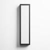 LamQee 26.3 inch Rectangle Outdoor Wall Light Integrated LED Black Modern Exterior Lighting Fixtures Wall Mount Sconce with Acrylic Shade - 2 of 4