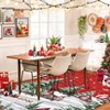 Christmas Area Rug Carpet, Snowflake Tree Washable Runner Carpet for Living Room Kitchen Dining Kids Room Nursery Office, Red - 3 of 4