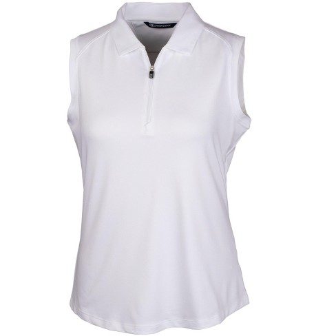 Ladies white sleeveless outlet golf shirts