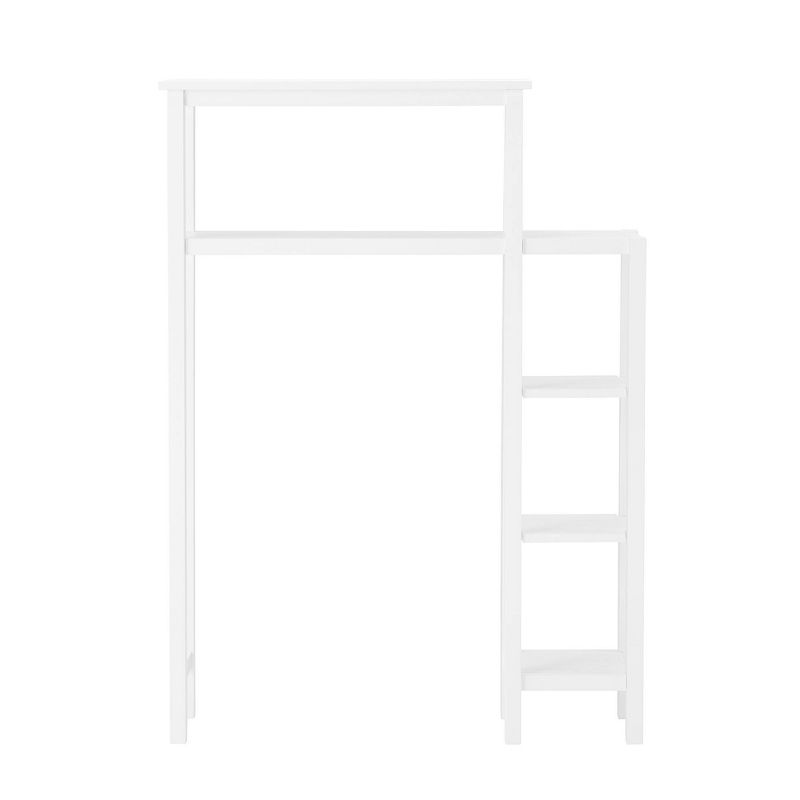 Dover Over the Toilet Organizer with Side Shelving White - Alaterre Furniture, 1 of 8
