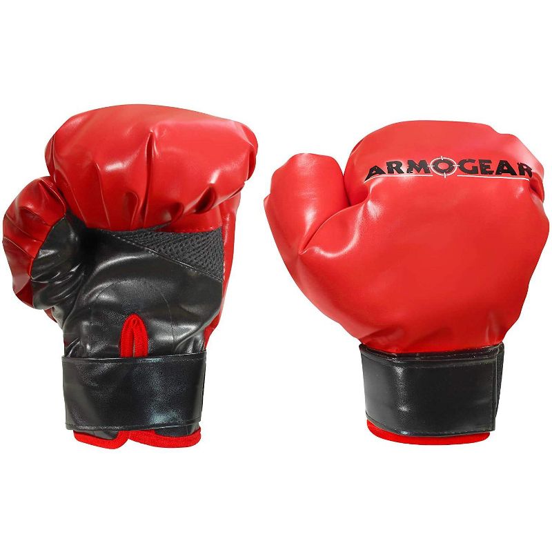 ArmoGear Adjustable Cushioned Boxing Helmet Kids - 2 Pack - Red, 1 of 4