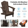 Hyleory HDPE Outdoor Patio Chair, Folding Adirondack Chair for All Seasons - 4 of 4