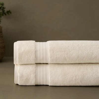 Fabdreams 2-Piece Certified Organic Cotton Bath Towel Set