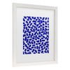 Trademark Fine Art - Treechild Blue Brush Strokes Pattern Matted Framed Art - image 3 of 4