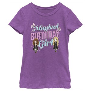 Girl's Harry Potter Magical Birthday Girl T-Shirt - 1 of 4