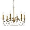Elegant Lighting Westley 6 lights pendant in brass - 3 of 4