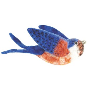 Slickblue Handcrafted 5" Bird Ornament – 100% Wool with String Loop for Year-Round Charm, 15 Different Options - 1 of 1